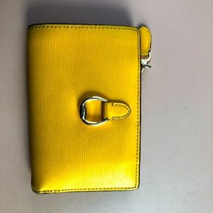 Yellow Ralph Lauren wallet